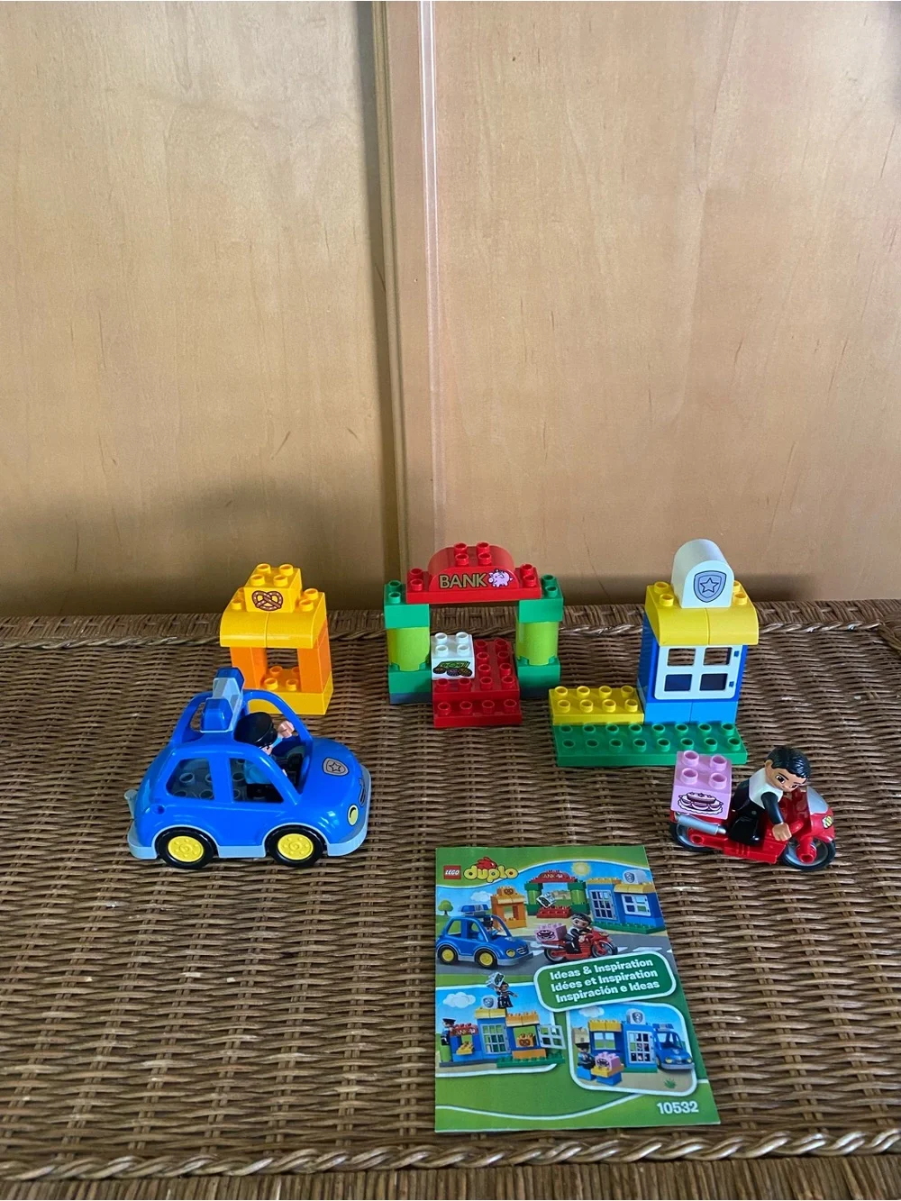 LEGO Duplo 10532 My First Police Set Incomplete w/ Instruction Manual